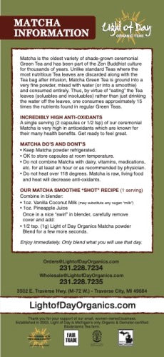 Matcha Memoirs CEREMONIAL/SUPERIOR Grade (TINS & BULK BAGS), Caffeinated