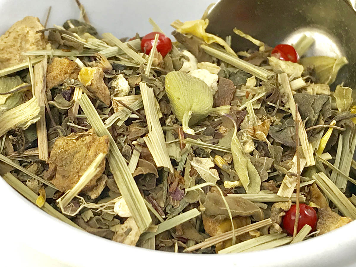 Tulsi Citrus Soother (Green Tea, Caffeinated)