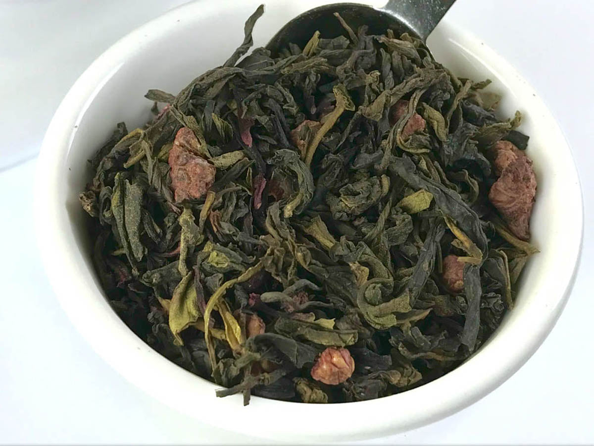 Red Raspberry Green (Green Tea, Caffeinated, Chakra #1)
