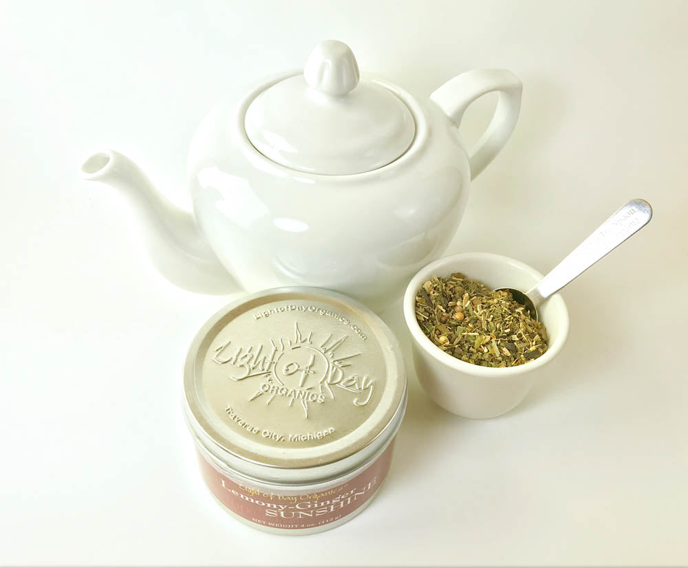 Lemony-Ginger Sunshine (Herbal, No Caffeine, Chakra #3)